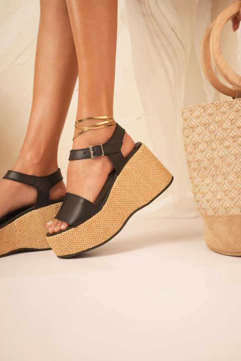 SANDALIAS BETIANA RAFIA - comprar online