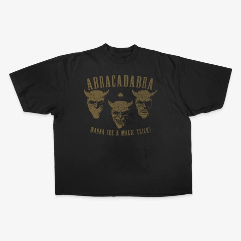 CAMISETA OVERSIZED MASKS ABRACADABRA