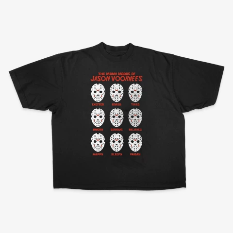 CAMISETA OVERSIZED MANY MOODS OF JASON