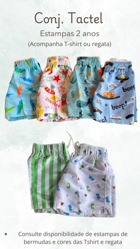 Conj. Tactel Leveza de Joaquim - (Escolha pelo wpp!) - comprar online