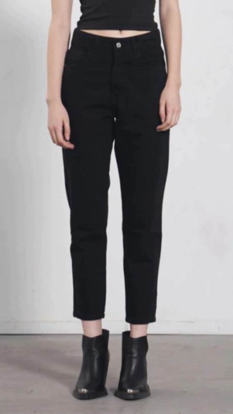 Jeans Mom Fit Black - comprar online
