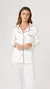 6015 Pijama CAMISERO SEDA liso - comprar online