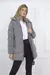 Campera LArga Premium Corderito Cap OD - comprar online