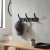 Mini Perchero de Pared Metálico Con 3 Ganchos Waggs - Interseller