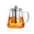 Tetera de Vidrio Termico Con Filtro Infusor de Acero Inoxidable Waggs