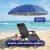 Sombrilla Playera Con Protección UV 50+ y Diseño Reclinable Waggs - comprar online