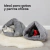 Cama Plush para Gatos y Perros Tipo Cueva WAGGS - comprar online