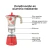 Cafetera Moka Italiana Aluminio 300ml Love Waggs en internet