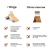 Pack de Perchas de Madera Con Broches Metálicos Waggs - Interseller