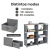 Comoda Organizador Portatil Waggs Cajonera con 6 Cajones de Tela - tienda online