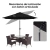 Sombrilla Parasol Articulada e Inclinable Con Luces Led Waggs