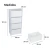 Comoda Organizador Portatil Waggs Cajonera con 4 Cajones de Tela