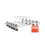 Pack de Perchas de Metal con Gancho y Broches Regulables Waggs - Interseller