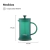 Cafetera De Émbolo Prensa Francesa Vidrio Borosilicato Acabado Mate 600ml Waggs en internet