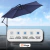 Sombrilla Parasol Lateral Grande de 3m Con Protección UV Waggs - tienda online