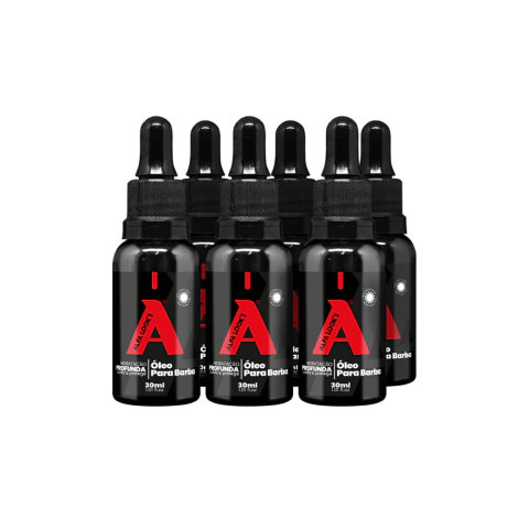 OLEO PARA BARBA 30ML ALFA LOOKS 6 UNIDADES - comprar online