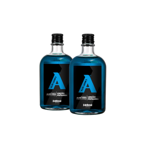 LOÇÃO POS BARBA MENTHOL 240ML ALFA LOOKS - comprar online