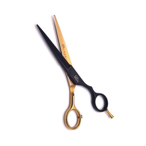 TESOURA UMI LASER PRETA/DOURADA DP-70L 7.0 - comprar online