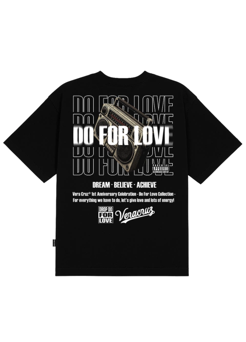 Camiseta Do For Love Preta - comprar online