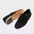 Mocasin Gamuza negro - c-zaro