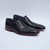 Mocasín London Avestruz negros - c-zaro