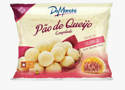 Pão de Queijo Recheado com Calabresa 300 gr.