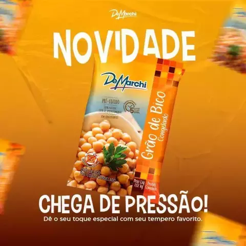 Grão de Bico Pré cozido congelado Pct 1,02 kg - comprar online