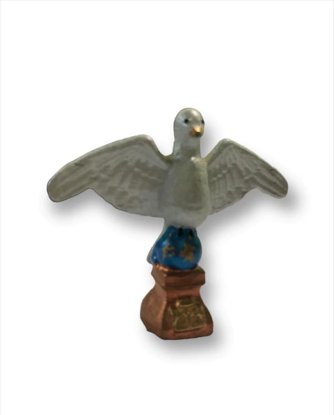 6X IMAGEM DE CHUMBO COLORIDA DIVINO 5CM.