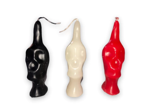 CAVEIRA VELA MAGIA VERMELHA