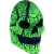 Máscara Skull Fangs Green Monster en internet