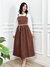 Vestido Sara Marrom - comprar online
