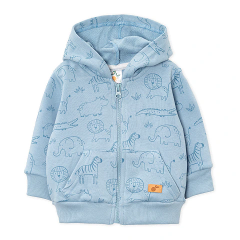 5334 NARANJO Campera Rustica BB ESTAMPADA