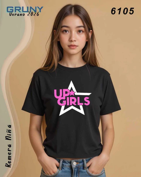 6105 Gruny Remera M/Corta C/Estampa - comprar online
