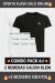 COMBO PACK 2 REMERAS + PACK 2 BOXERS DE REGALO PROMO UNICA - comprar online
