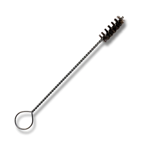 Escova de Crina com Haste de 23 cm para Armas Curtas – Limpeza e Manutenção de Armamento