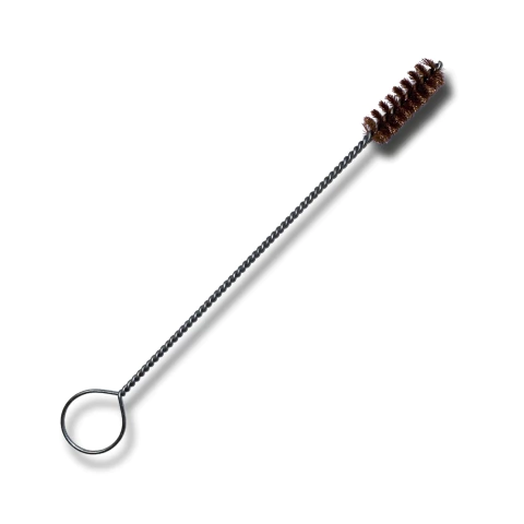 Escova de Bronze Fosforoso com Haste de 23 cm para Armas Curtas – Limpeza e Manutenção de Armamento