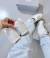 Nike Air Force Holográfico - Branco na internet