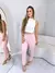 Calça Alfaiataria com Cinto Fivela Dourada - Lojas Carol Store
