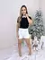 Short Alfaiataria com Aplicações em Strass - loja online