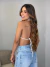 CROPPED COM FRANJAS DE STRASS - Lojas Carol Store