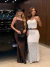 VESTIDO LONGO DE RENDA C/ALCINHA - comprar online