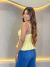 BLUSA PEPLUM ALCINHA DE AMARRAÇÃO - loja online