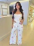 CONJUNTO FLORAL CROPPED+CALÇA na internet