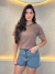 BLUSA COM DETALHES DE BORDADOS NA GOLA E MANGA - comprar online