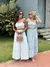 Conjunto Saia Longuete+ Cropped com Alças Removiveis e Detalhes em Guipir - comprar online