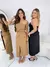 Conjunto Blusa Tomara que Caia + Saia Midi com Fenda (C/Cinto) - comprar online