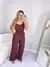 Macacão Pantalona com Cinto em Fita - comprar online