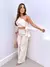 Conjunto Cropped Duas Alças com Babado e Calça Pantalona - Lojas Carol Store