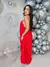 Vestido Dunna Longo Frente Única com Abertura Frontal - comprar online