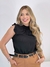 Blusa Regata com Detalhes em Babadinhos